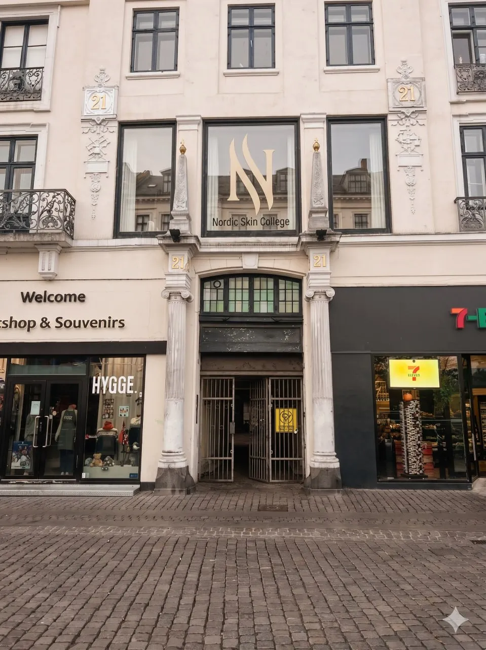 The Nordic Skin College building at Kongens Nytorv 21, Copenhagen