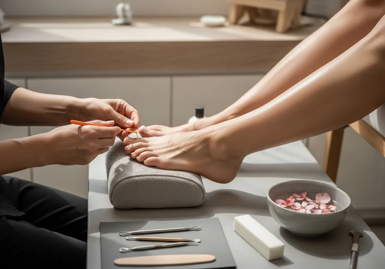 Pedicure with Polish or Oil