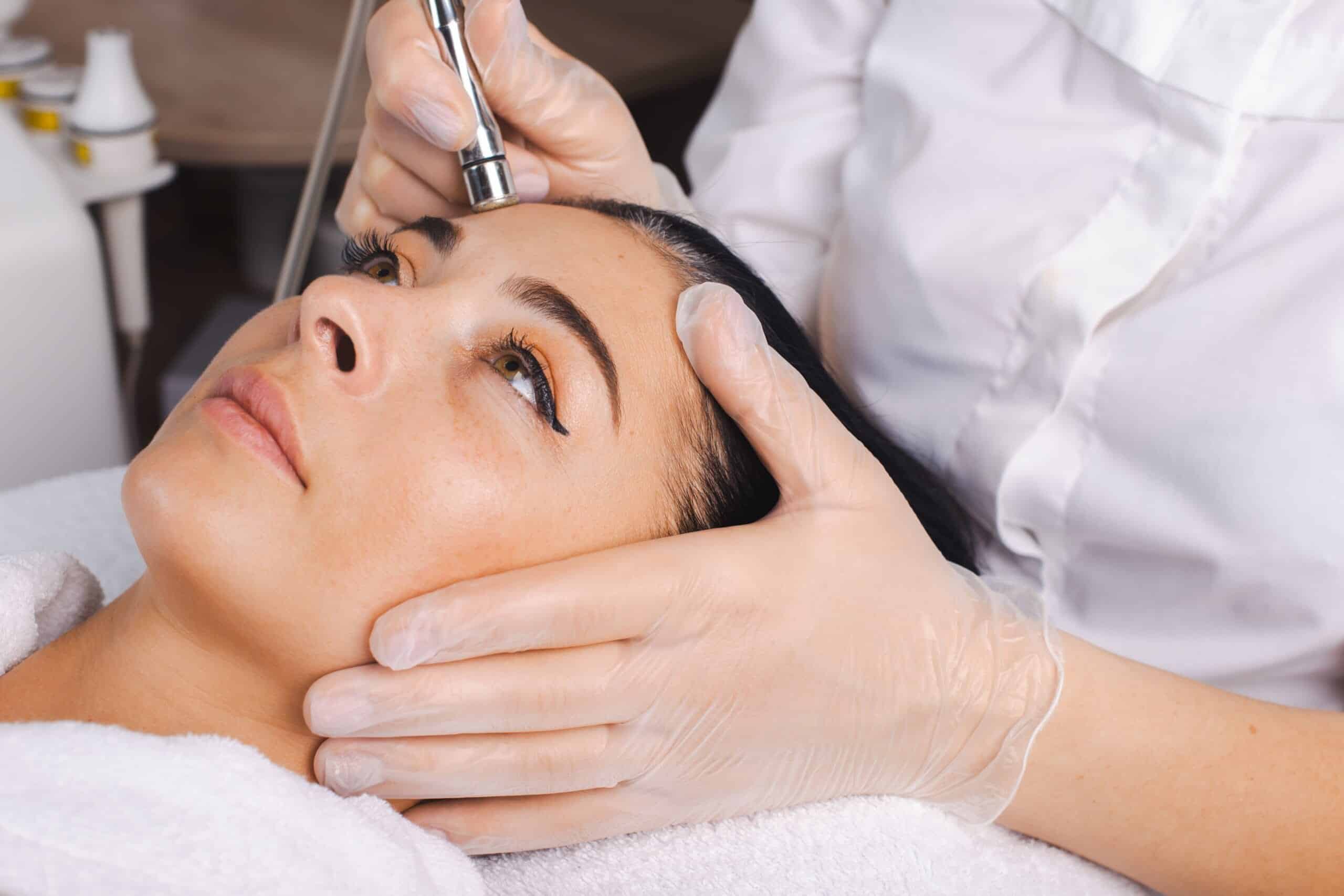 Diamond Microdermabrasion with Light, AHA and Herbs