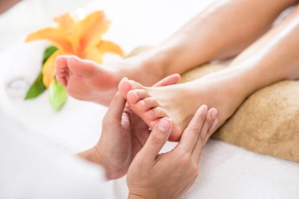 Pedicure uden lak